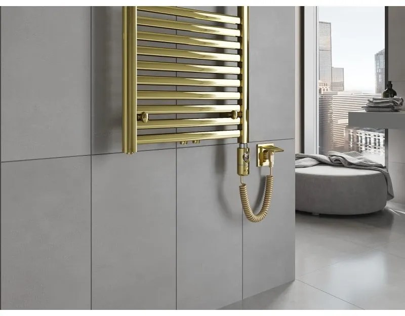 Mexen Hades, elektrické vykurovacie teleso 1800 x 500 mm, 900 W, zlatá lesklá, W104-1800-500-2900-50