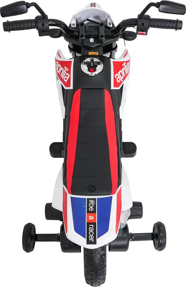 Ramiz Detský motocykel Aprilia RX biely