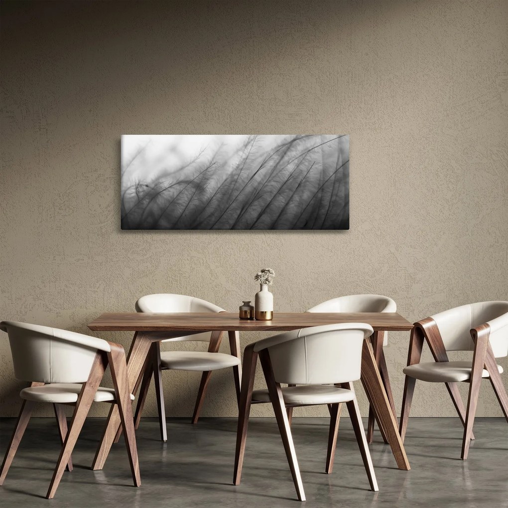 Obraz - Tráva vo vetre (120x50 cm)