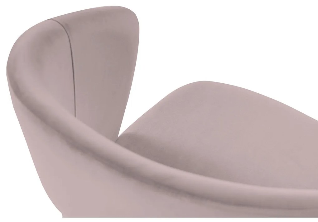 Sada 4 ks Zamatová stolička Elpis dĺžka 55 × šírka 56 × výška 80 cm WINDSOR & CO