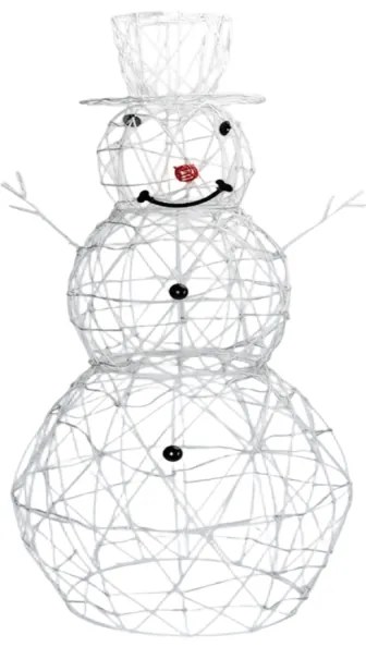 Brilagi - LED Vonkajšia vianočná dekorácia 3,6W/31/230V 6500K 120 cm IP44 snehuliak