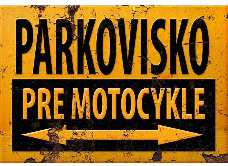Ceduľa parkovisko pre Motocykle