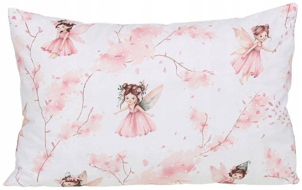 Detské bavlnené obliečky do postieľky 120x90 cm BABYMAM PREMIUM - Lesné víly