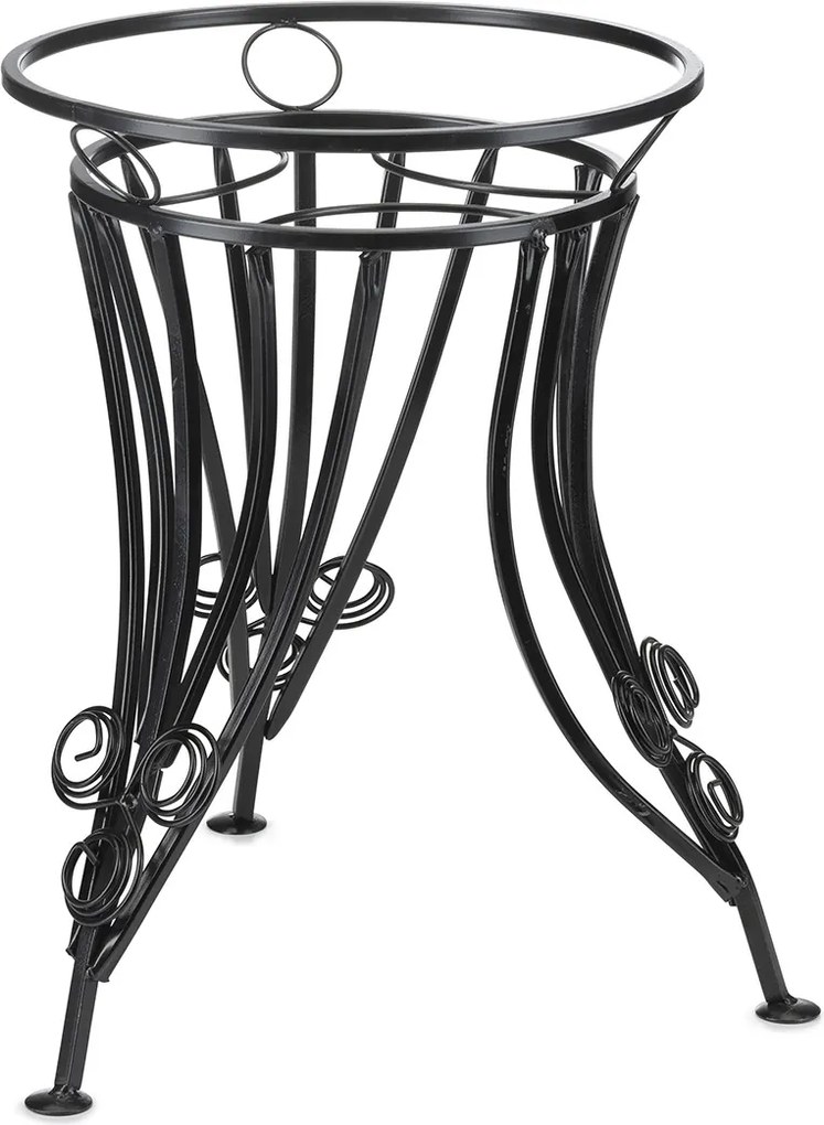 STOJAN NA KVETINÁČ SHANE 47X43 CM ČIERNA