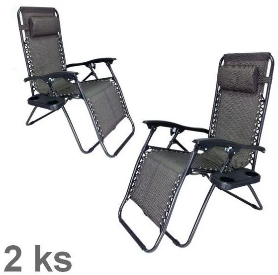 Vekr GARDEN Gravity lehátka RG-362 + Darček Teflónová podložka na grilovanie 2 ks