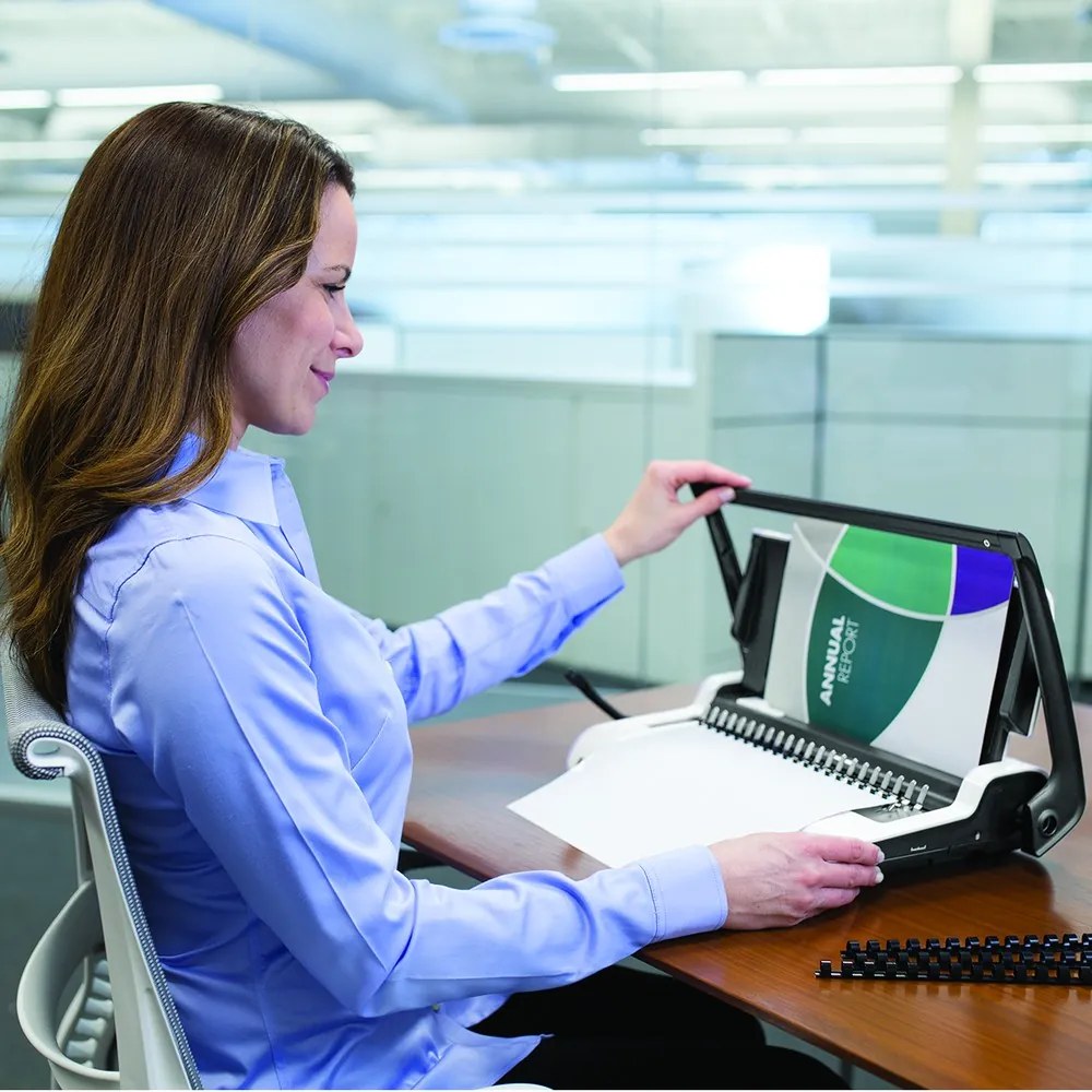 Viazač Fellowes STAR+, biela / sivá