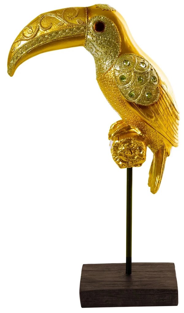 DEKORAČNÁ SOŠKA FEMI (16) 23X12X40 CM ZLATÁ