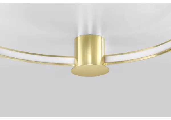 Thoro TH.252 - LED Stropné svietidlo RIO LED/50W/230V CRI90 3000K pr. 78 cm zlatá