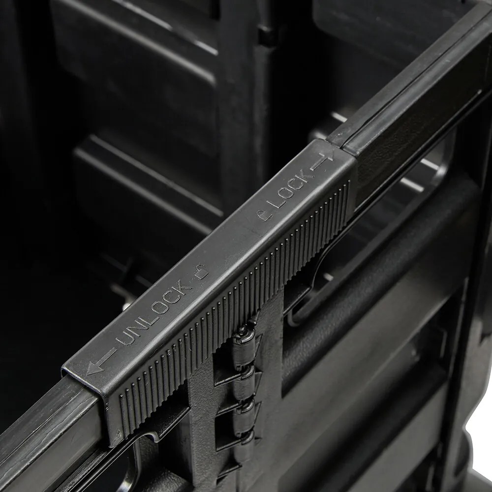 Keeeper Skladací nákupný vozík Olli 45 l Black, 45 l