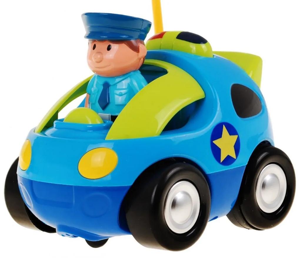 RAMIZ Policajné auto pre najmenších RC - modré