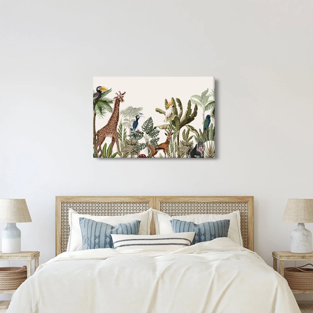 Obraz - Obyvatelia Afriky (90x60 cm)