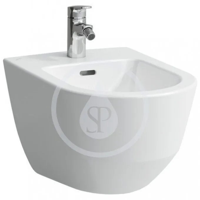 LAUFEN Pro Závesný bidet, 530x360 mm, 1 otvor na batériu, s LCC, biela H8309524003041