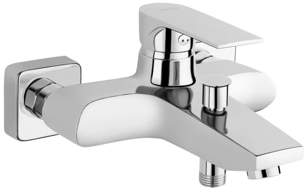Vaňová batéria Novaservis Algeo Square bez sprchového setu chróm 82020/1,0