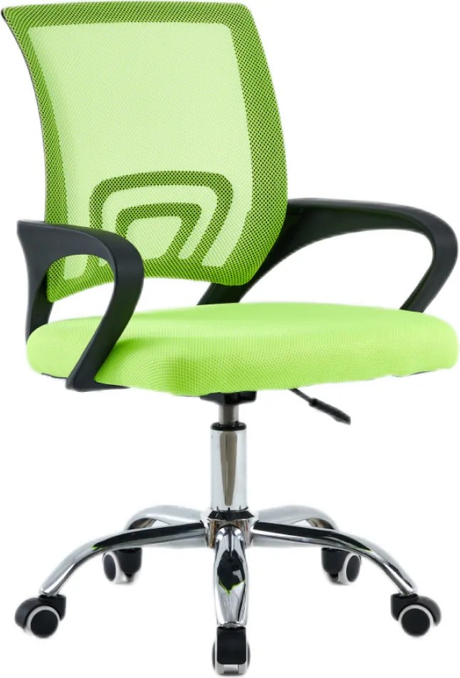 Kancelárska stolička, zelená/čierna, DEX 4 NEW