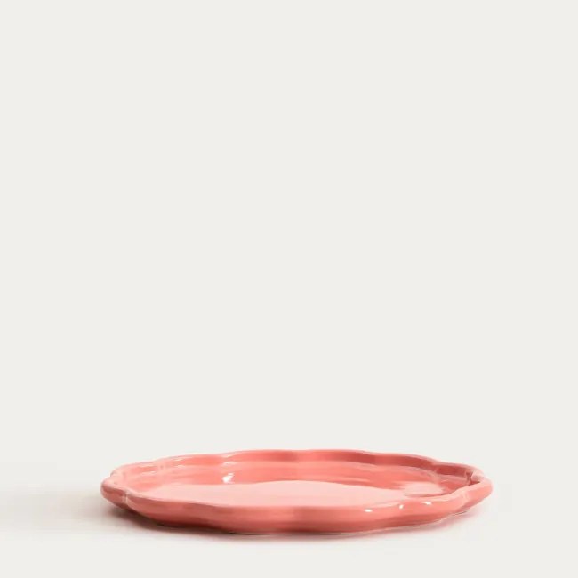 Dekoračný tanier FLORINA ružový 765872