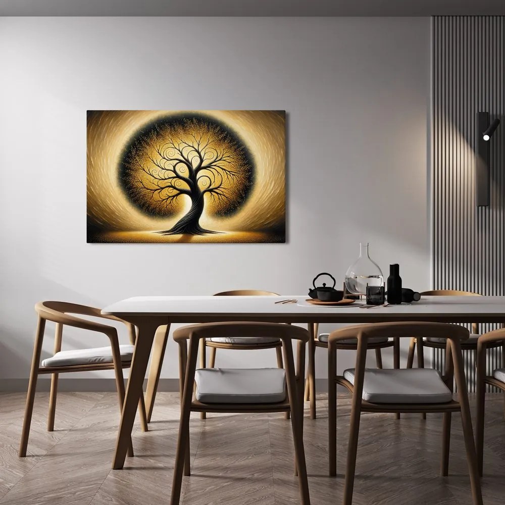 Obraz strom života v zlate