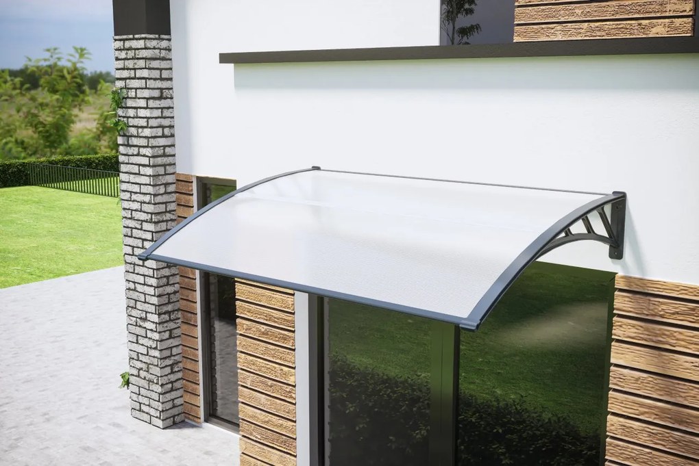 Vchodový prístrešok BestBerg BBDA-H15 / 100 x 150 cm / sivý