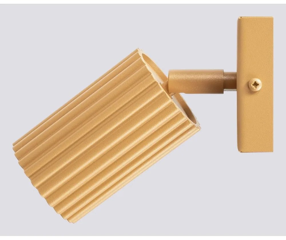 Nástenné svietidlo v zlatej farbe Gleam – Nice Lamps