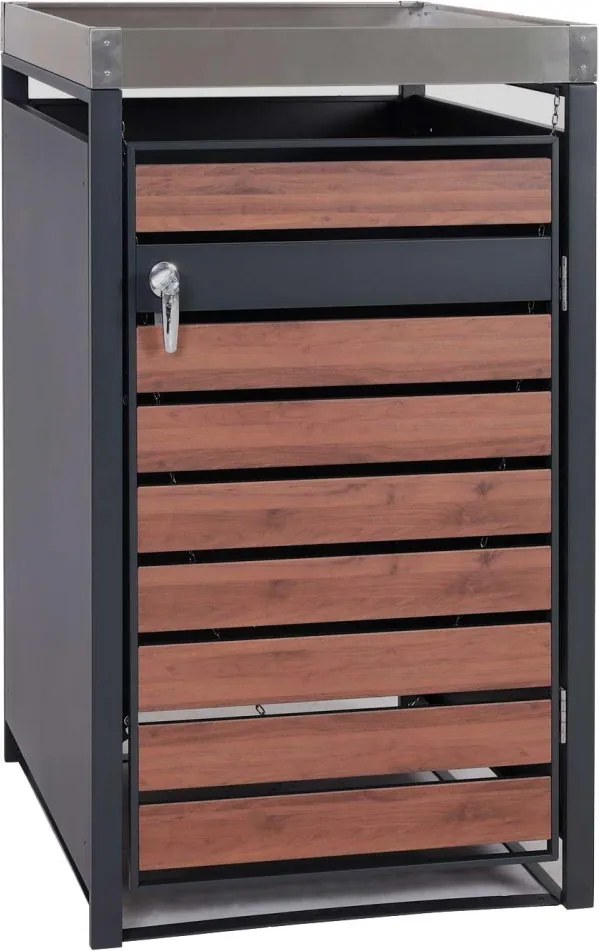 Prístrešok na smetiaku J81 so záhonom