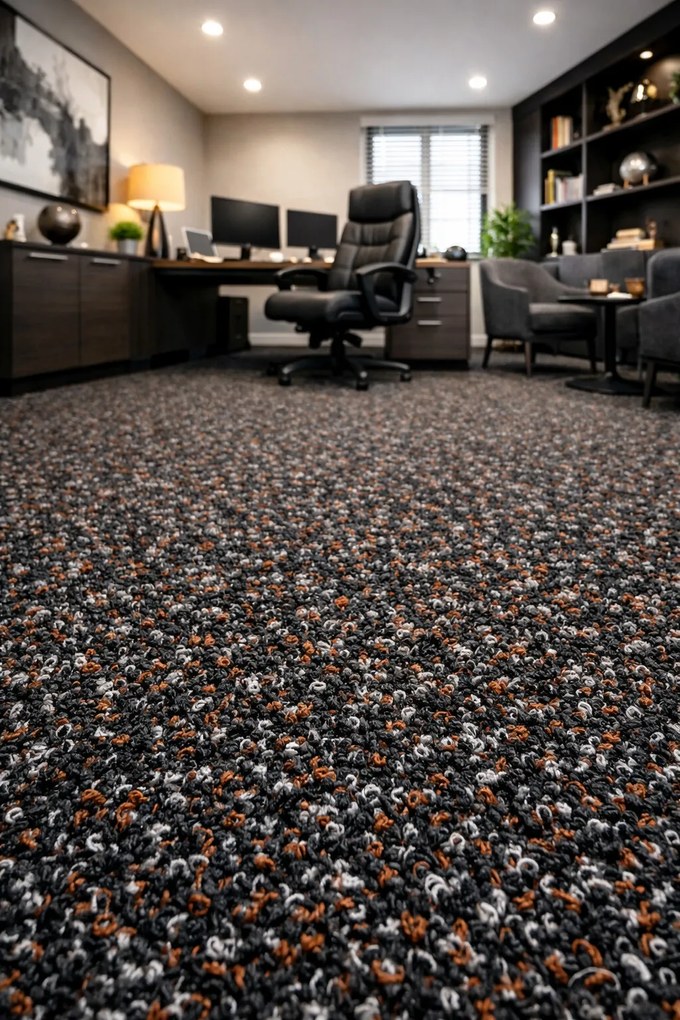 Koberec metráž Piccolo 767, na mieru, šíře 4m, hnedá, guma (gél - protišmykový), chodba / predsieň, Beaulieu International Group