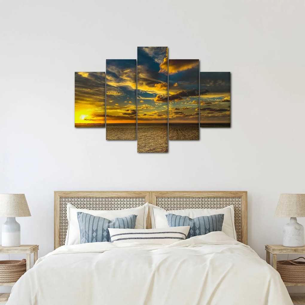 Západ slnka na mori (150x105 cm)