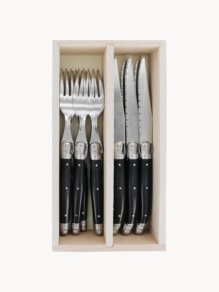 Súprava príborov Debutant, pre 6 osôb, 12 ks