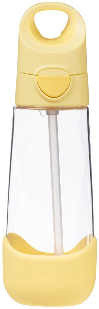 Fľaša na pitie so slamkou 600 ml - lemon twist