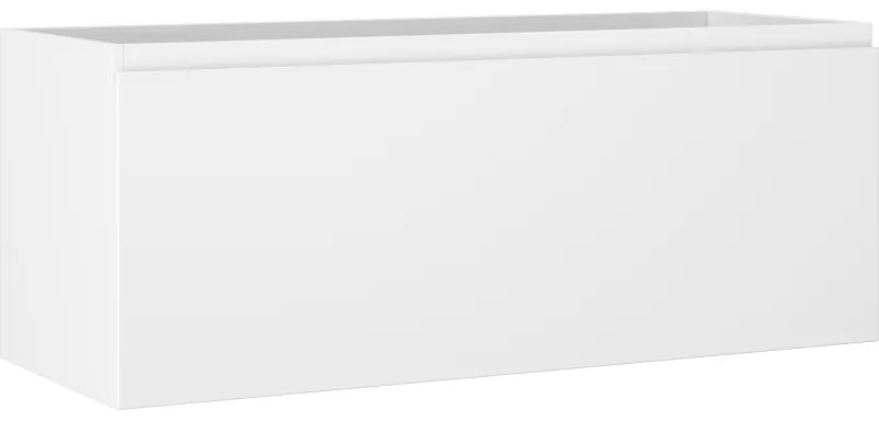 Mexen Orio, kúpeľňová skrinka 120 cm, 1 zásuvka, biela matná, 91A10-12047-1-BF01