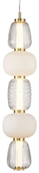 LED Luster na lanku CARO LED/40W/230V zlatá