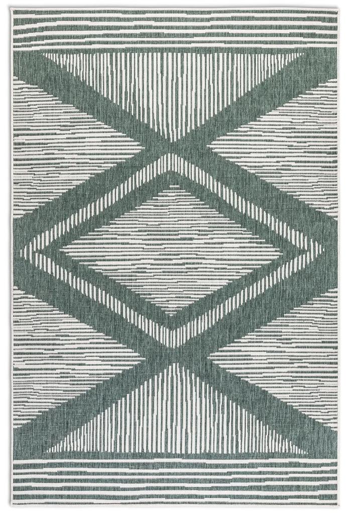 ELLE Decoration koberce Kusový koberec Gemini 106015 Green z kolekcie Elle – na von aj na doma - 200x290 cm