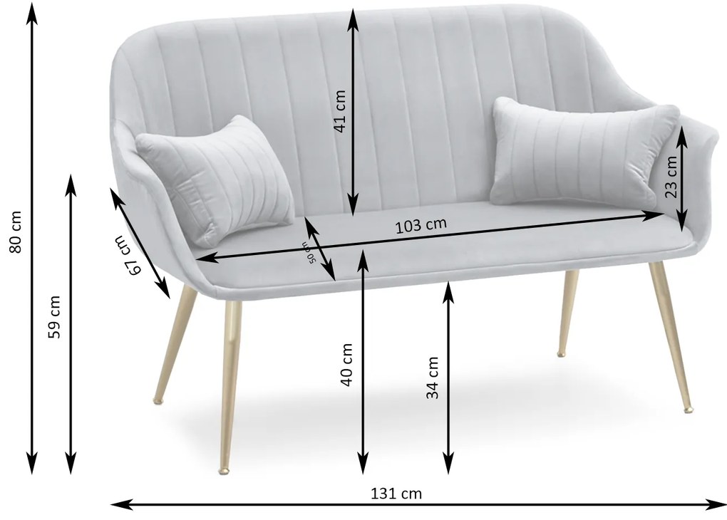 Pohovka Osmol S (medená + čierna). Akcia -21%. Vlastná spoľahlivá doprava až k Vám domov. 1111417