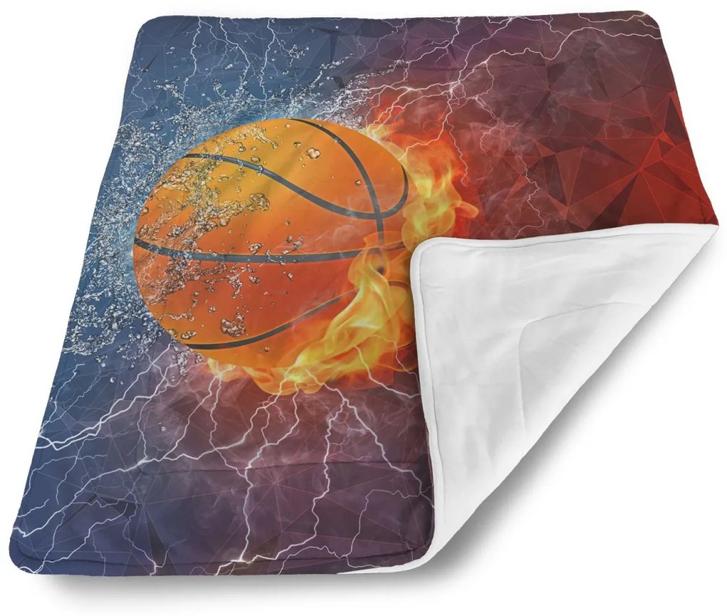 Sablio Deka pre bábätko Basketbalová lopta - 80x100 cm