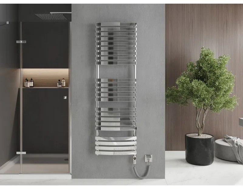 Mexen Bachus, elektrické vykurovacie teleso 1600 x 500 mm, 900 W, chrómová, W109-1600-500-2900-01