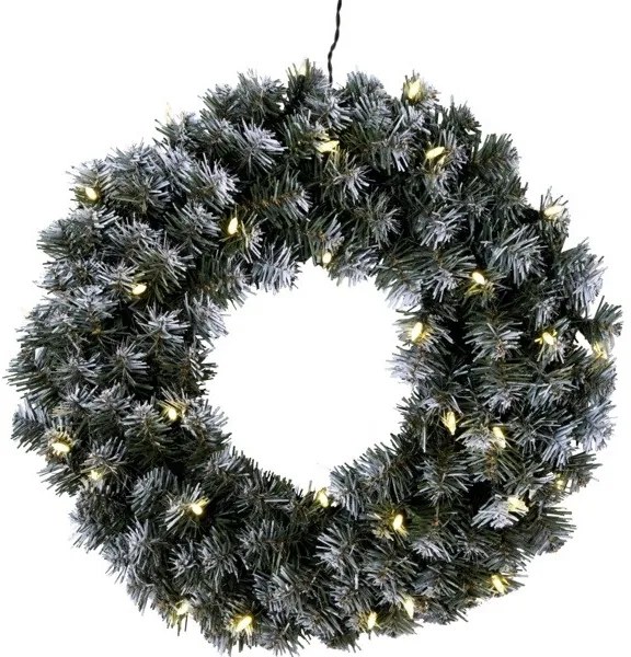 Eglo 410932 - LED Vonkajší vianočný veniec EDMONTON 30xLED/0,064W/3/230V IP44