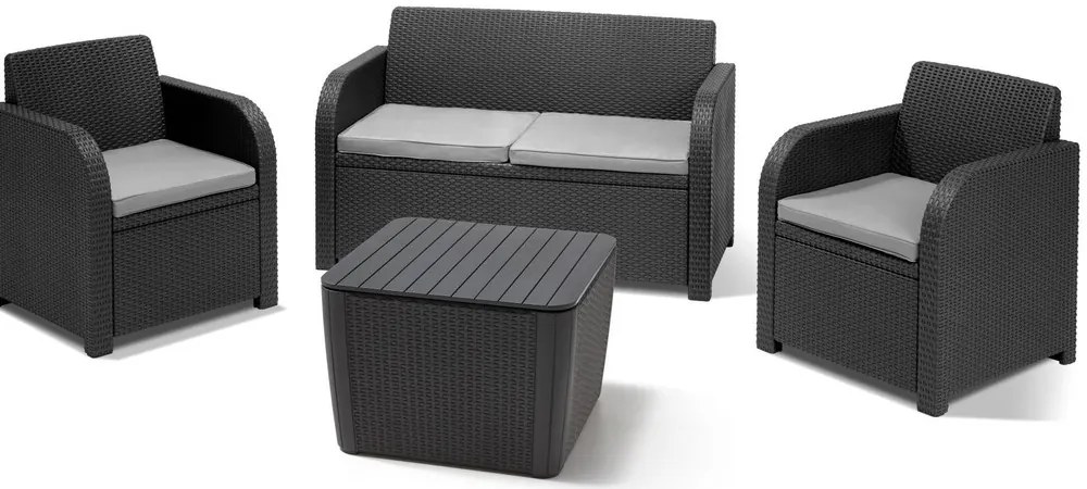 Allibert NOVARA set - grafit