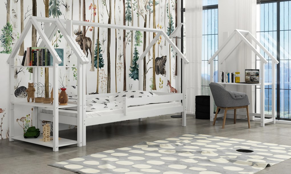 Písací stôl DOMČEK - biely