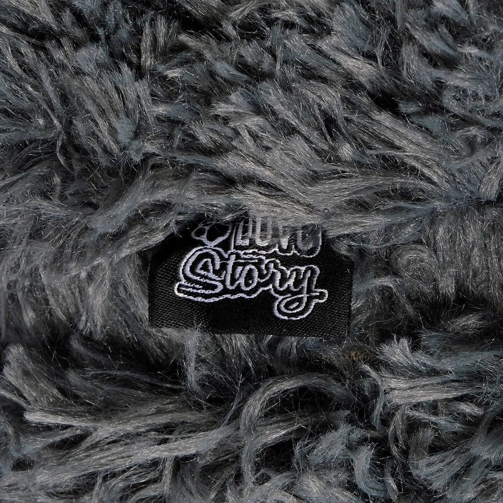 Tmavosivý pelech pre psa ø 95 cm – Love Story