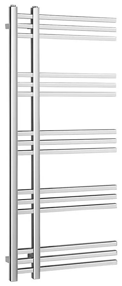 Sapho - Kúpeľňový radiátor MAGDALENA 408W/230V 50x120 cm lesklý chróm