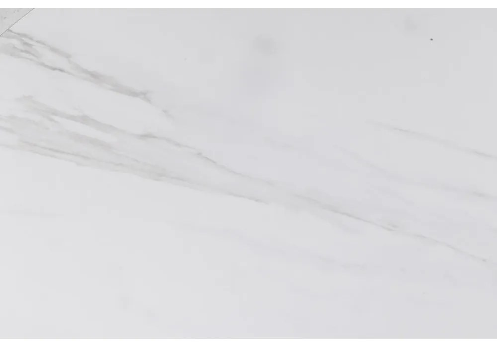 Biely okrúhly konferenčný stolík s keramickou doskou ø 60 cm Malta – Actona