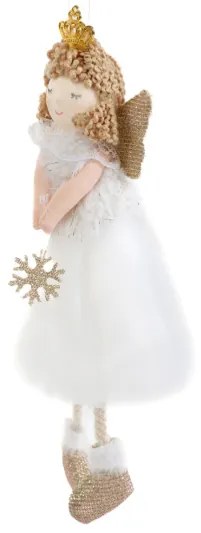 Závesná vianočná dekorácia ALLIN anjel 867915