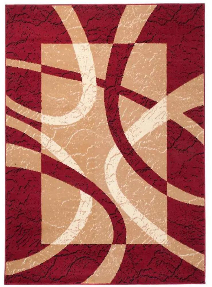 Kusový koberec PP Max vínový 250x350cm
