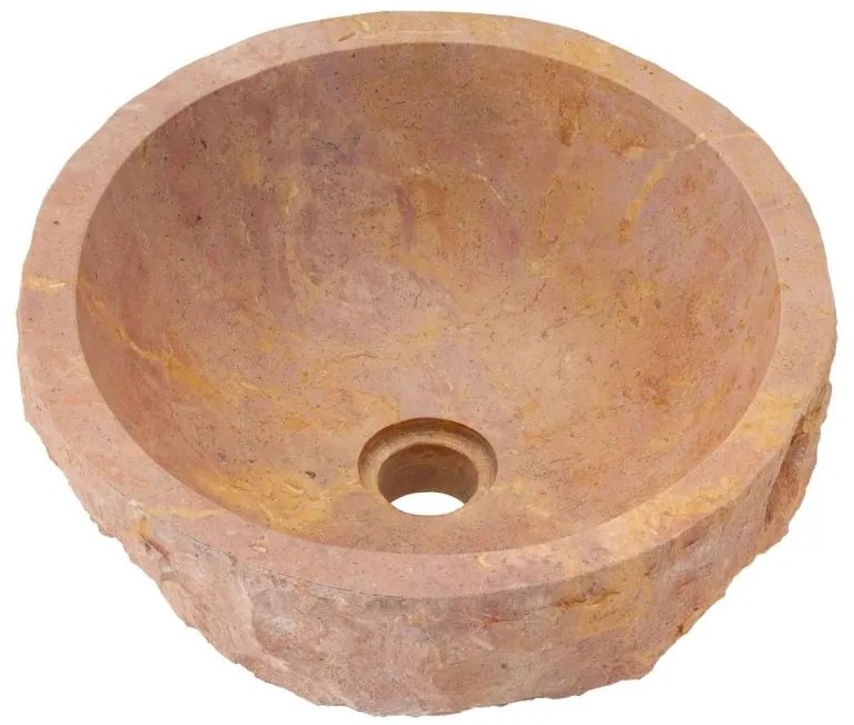 Umývadlo z prírodného kameňa Savona, Ø 35 - 40 cm