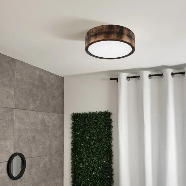 Brilagi - LED Stropné svietidlo CARVALHO SMOKEY LED/20W/230V dub pr. 27,5 cm