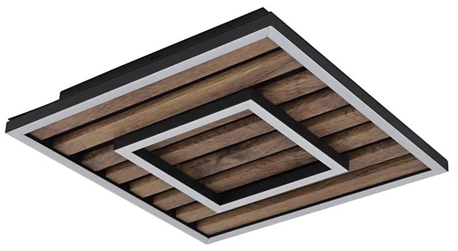 Globo 67345D - LED stropné svietidlo WOODY LED/18W/230V 3000K 30x30 cm