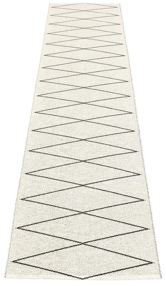 Čierny vnútorný a vonkajší behúň 70x320 cm Max Black – Pappelina