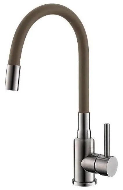 ALVEUS 1144428 -Drezová batéria s flexibilným ramienkom MINTAS 34 cm chróm/béžová