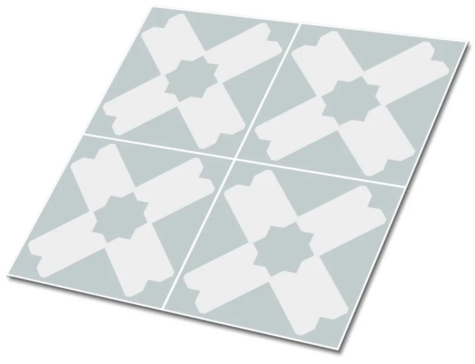 Samolepiace vinylové dlaždice Samolepiace vinylové dlaždice Geometrický patchwork