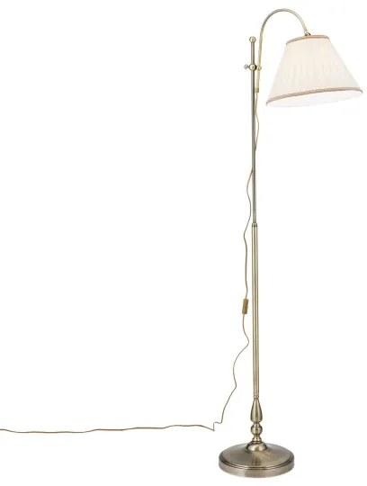 Orion Stl 12-1101/1 - Stojacia lampa TONIA 1xE27/60W/230V 183 cm biela/bronz