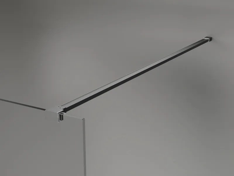 Mexen Lunar sprchová stena ľavá 50 x 200 cm, 8mm číre sklo, grafitová, 830-050-000-95-00-L