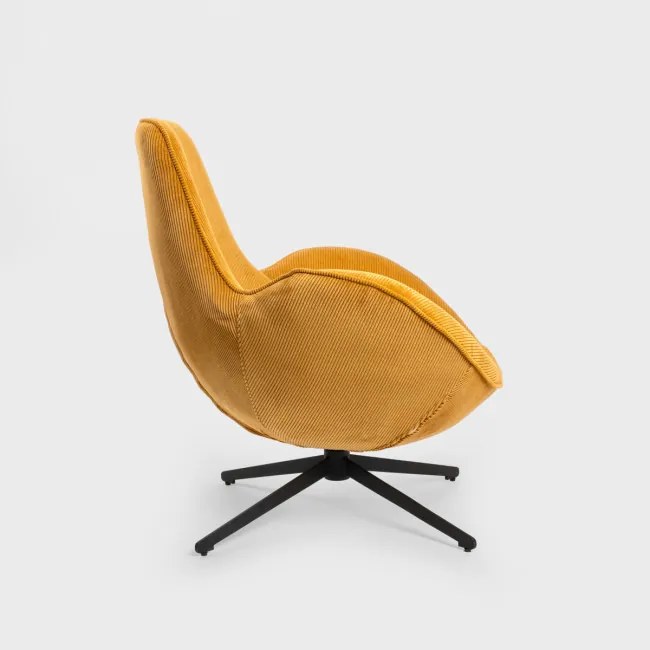 Kreslo LUNAIRE menčestrové, horčicové 710087